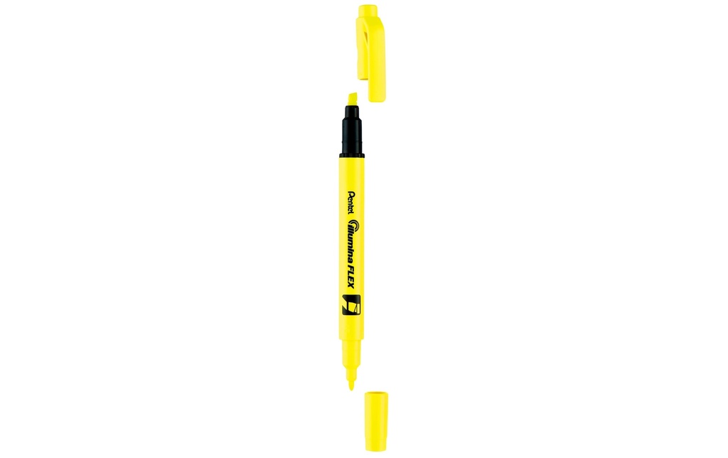 PENTEL Marqueur illumina FLEX jaune