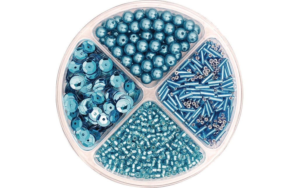 Knorr Prandell Perles en plastique 30 g Turquoise
