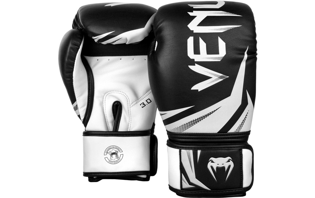 Venum Challenger 3.0 Boxing Gloves Blanc/Noir, 12 oz