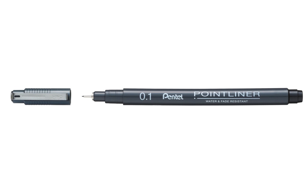 PENTEL Fineliner Pigment noir 0.1mm