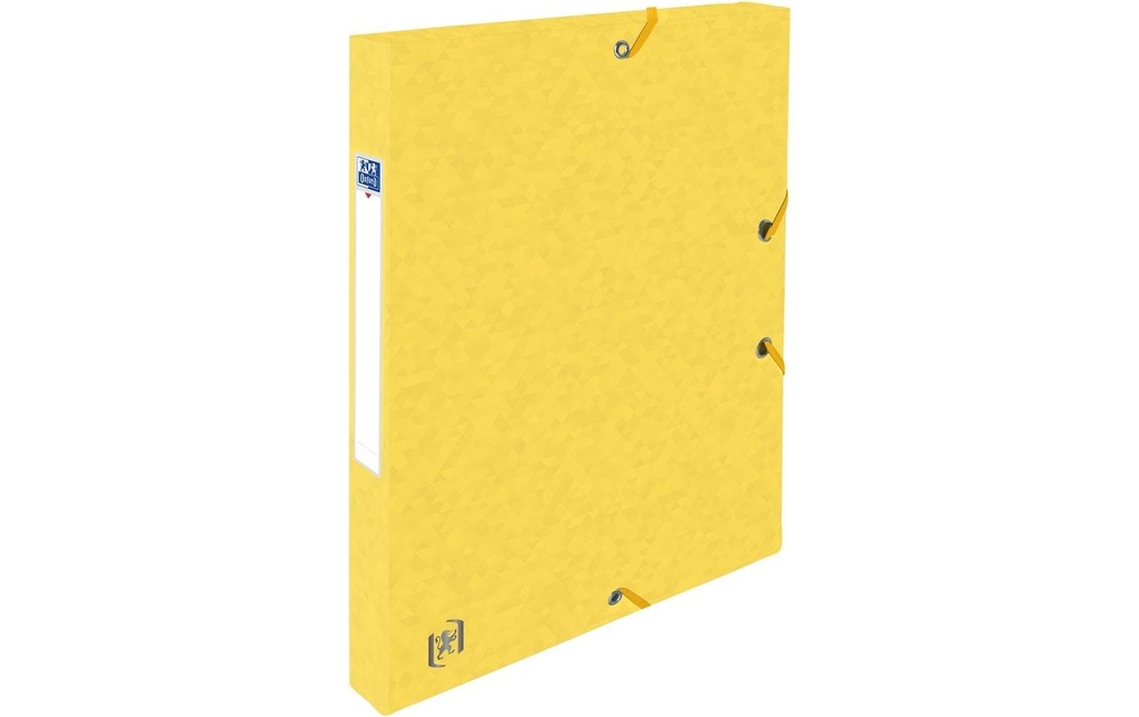Oxford Portfolio à ruban élastique A4, jaune