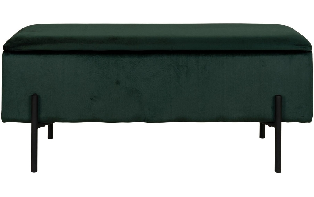 House Nordic Coffre-siège Watford 36,5 x 95 x 46 cm, Vert foncé