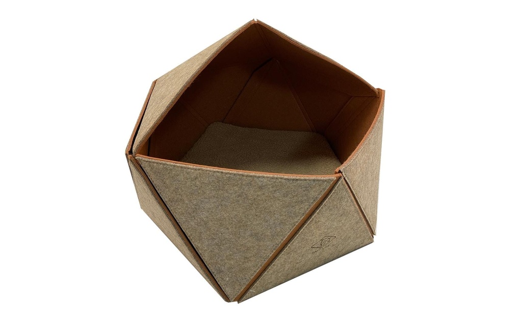Ebi Maison de chat D&D Logan, 51 x 41 cm, Brun
