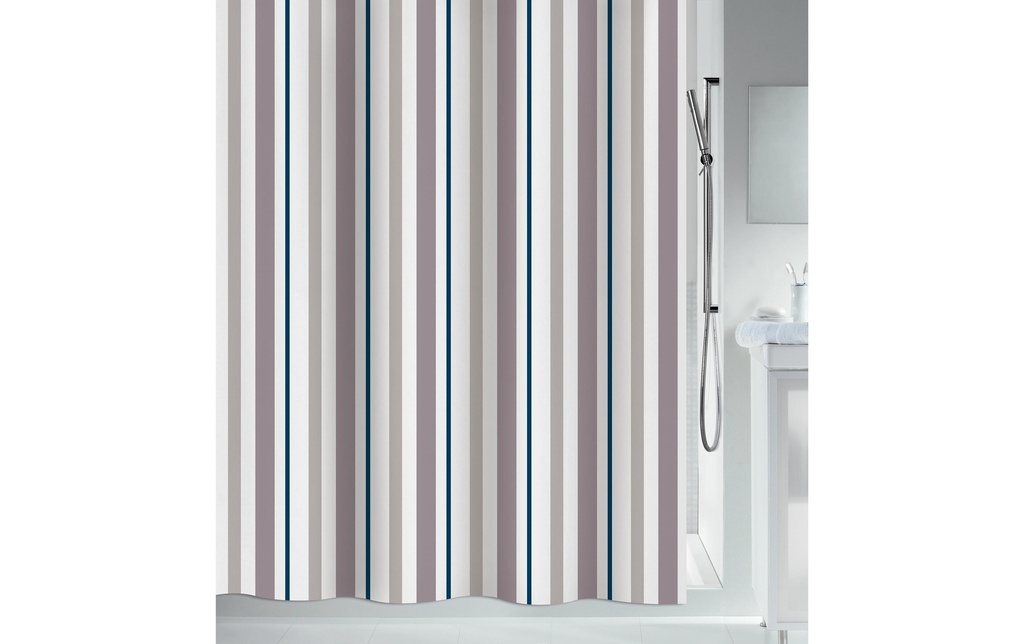spirella Rideau de douche Biarritz 180 x 200 cm, Multicolore