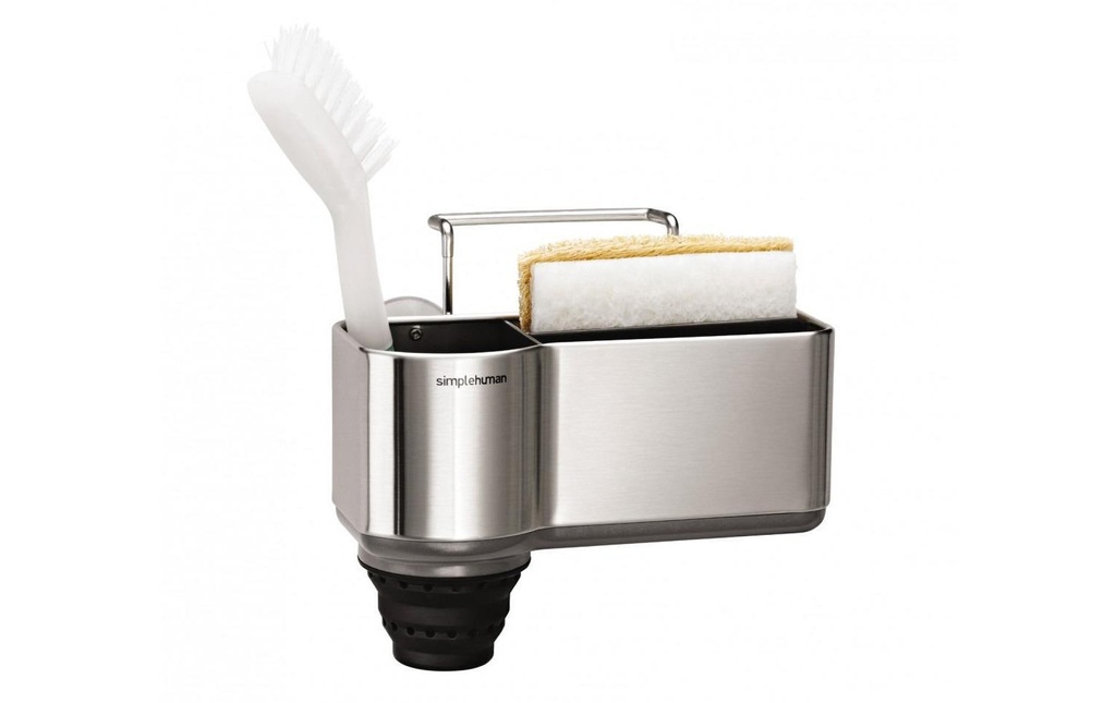 Simplehuman Attache d’évier Caddy Acier inoxydable Argent