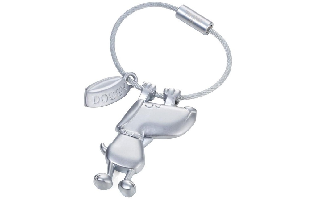 Troika Porte-clés Doggy Argent