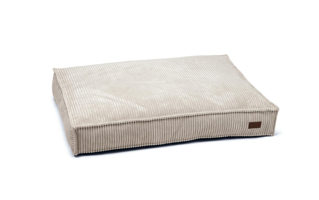 Designed by Lotte Lit Gris clair ribbé 100x70x15cm