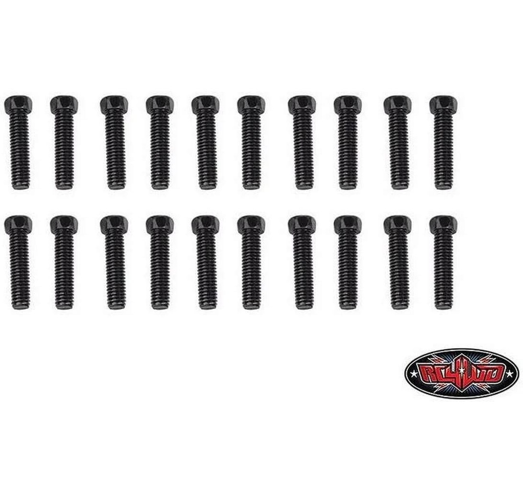 RC4WD Vis à tête hexagonale M3 x 12 mm noir