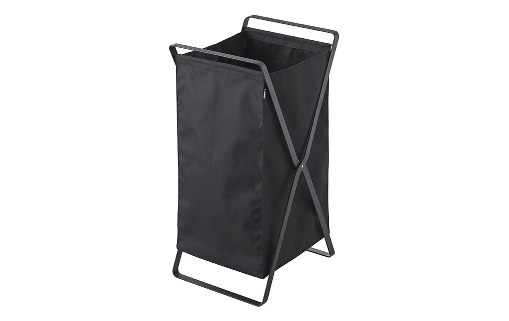 Yamazaki Corbeille à linge Tower 70 l, Noir