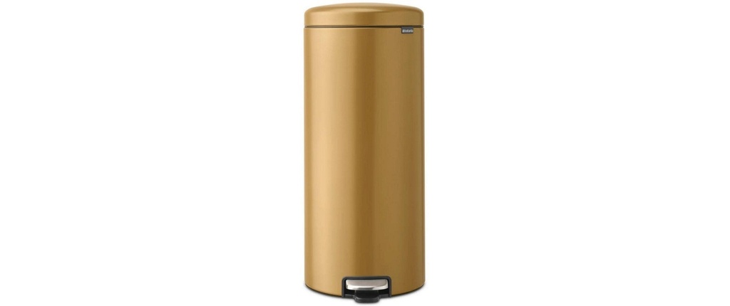 Brabantia Poubelle à pédale NewIcon 30 l, Warm Gold