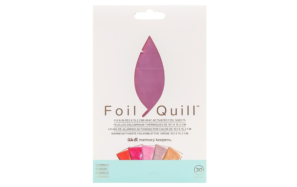 We R Memory Keepers Film Foil Quill 10.1 x 15.2 cm, 30 feuilles
