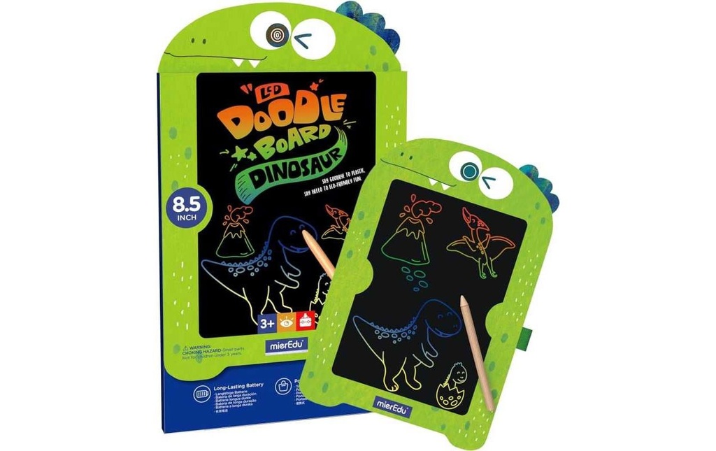 mierEdu Tableau à dessin LCD – Dino