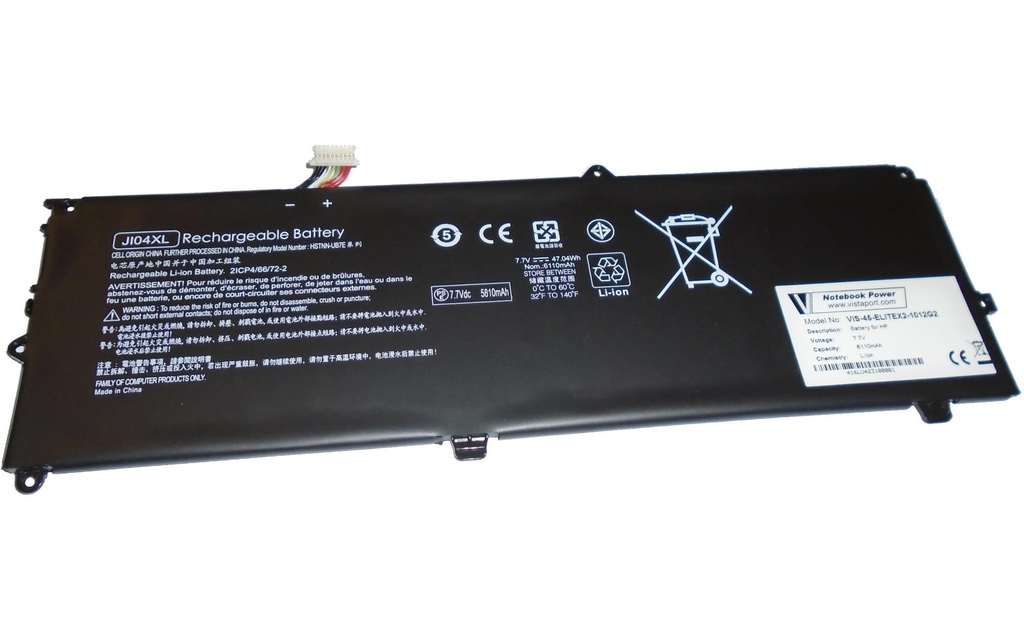 Vistaport Batterie pour HP Elite X2 1012 G2