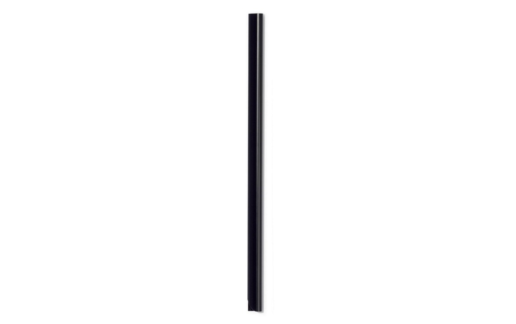 DURABLE Rail de serrage 6 mm, Noir, 50 rails