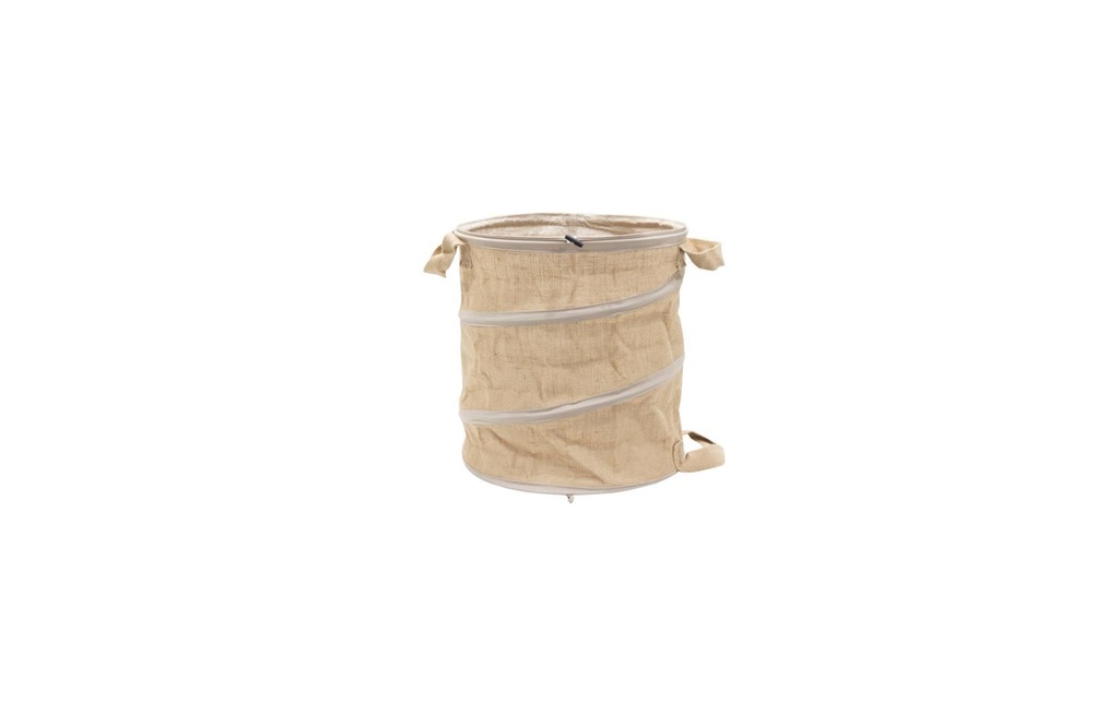 Colibri Récipient tout usage Pop-up Jute 56 l, D40xH46 cm