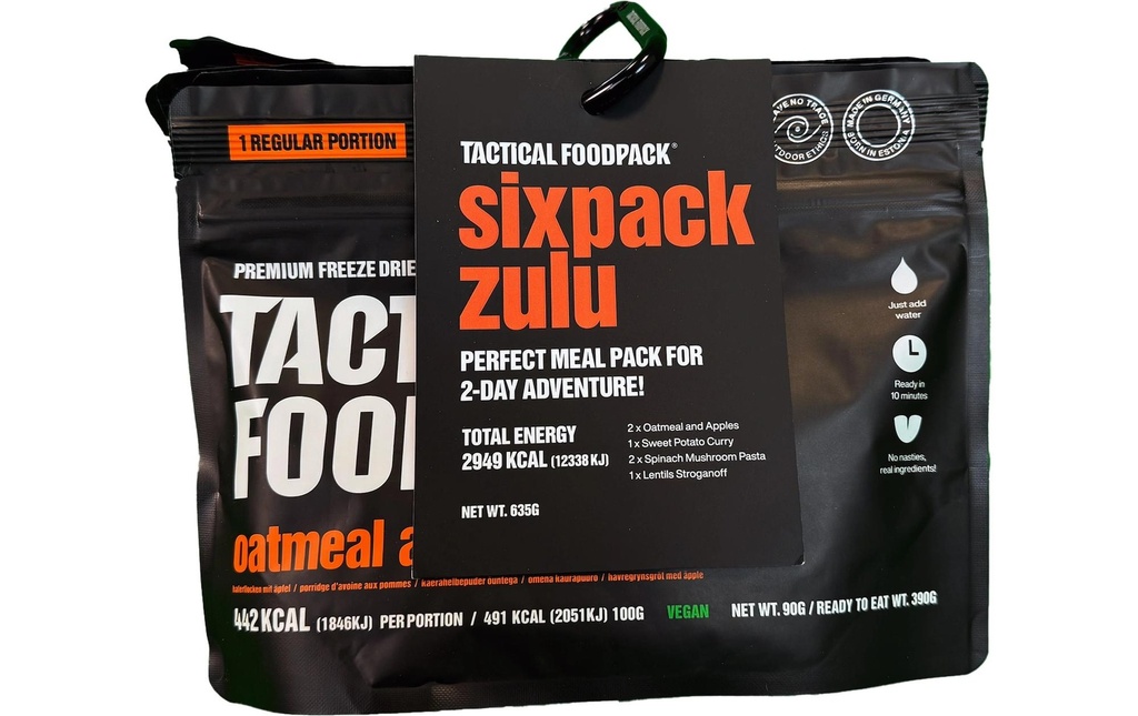 Tactical Foodpack Plat principal Sixpack Zulu