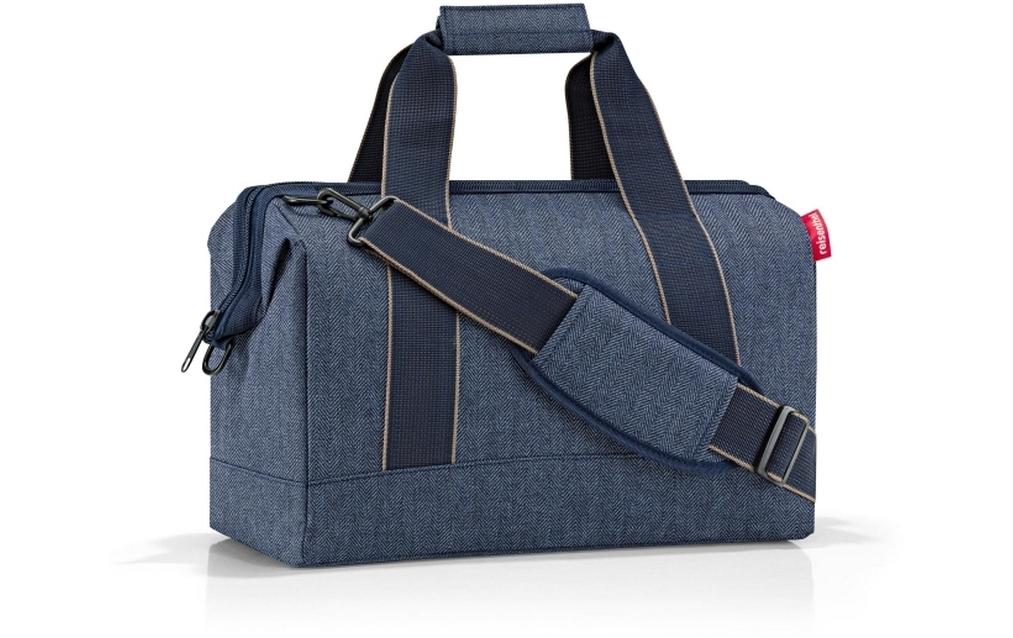 Reisenthel Sac à bandoulière Allrounder M Herringbone Dark Blue