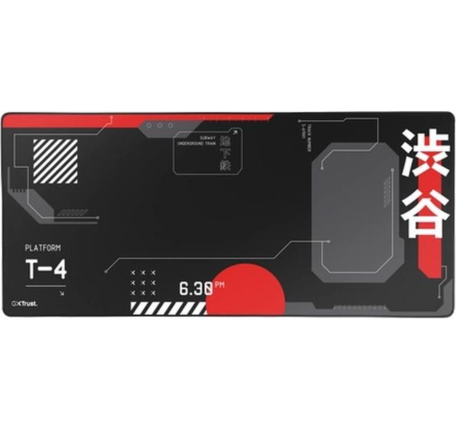 Trust Tapis de souris de gaming GXT 759 XXL Rouge/Noir