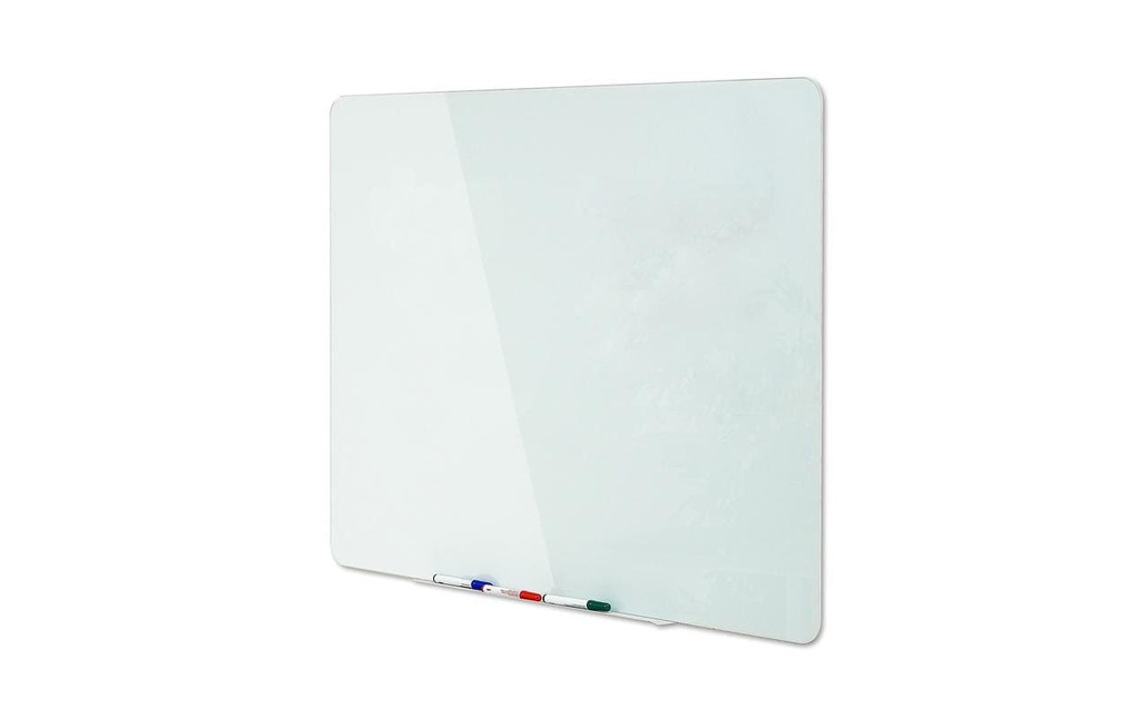 Bi-Office Tableau en verre magnétique 60 cm x 90 cm, Blanc