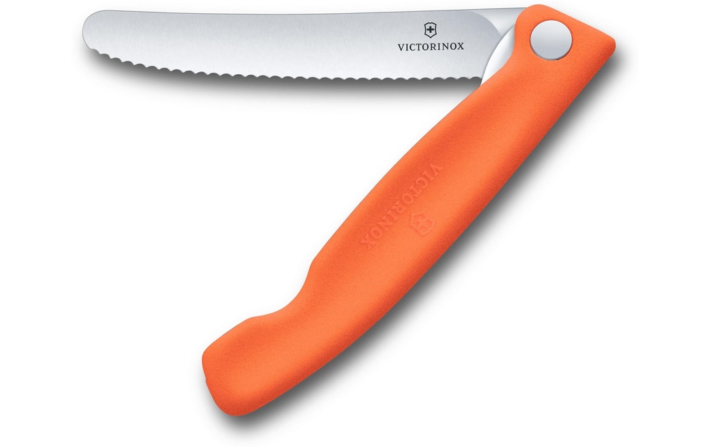 Victorinox Couteau de pique-nique Swiss Classic, 11 cm, orange