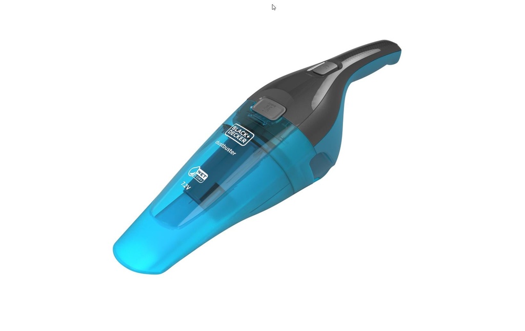 BLACK+DECKER Aspirateur à main sans fil Wet+Dry Dustbuster Bleu/Titane