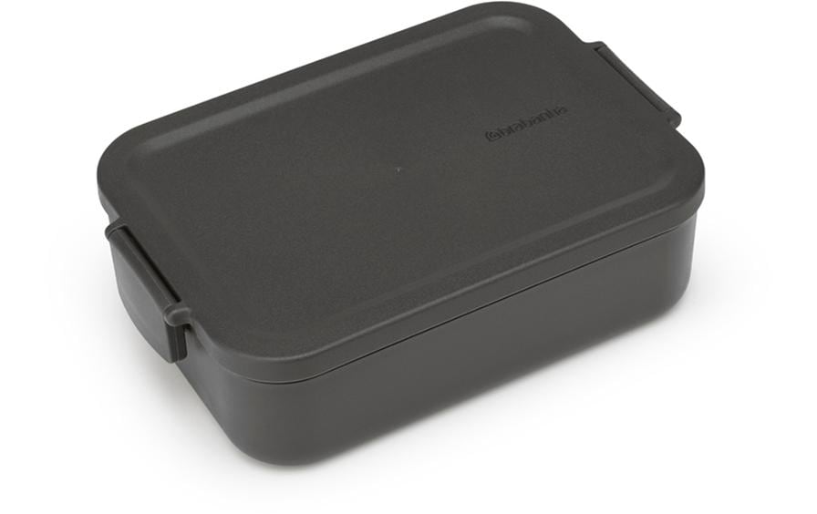 Brabantia Boîte casse-croûte Make & Take 1.1 l, Gris foncé