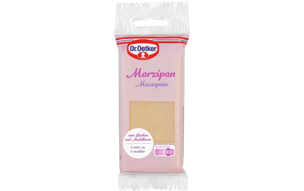 Dr.Oetker Massepain pour la boulangerie et le modelage, blanc 100 g