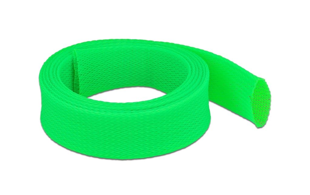 Delock Gaine de câble extensible, 2 m x 38  mm Vert