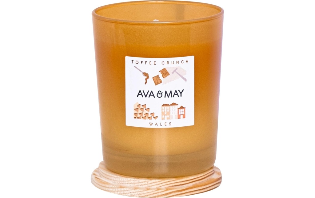 AVA & MAY Bougie parfumée Toffee Crunch 180 g
