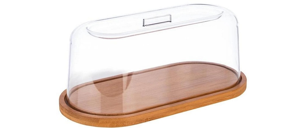 APS Plateau de service Plateau avec hotte 2 pièces, 28 x 14 x 11.5 cm