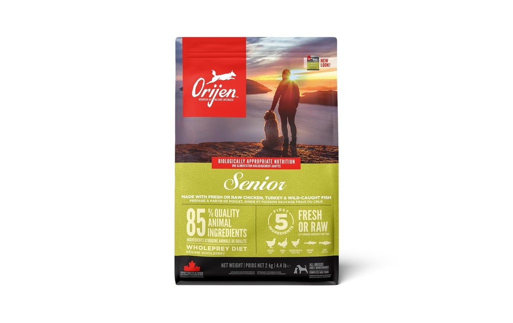 Orijen Alimentation sèche Dog Senior avec poulet, 2 kg