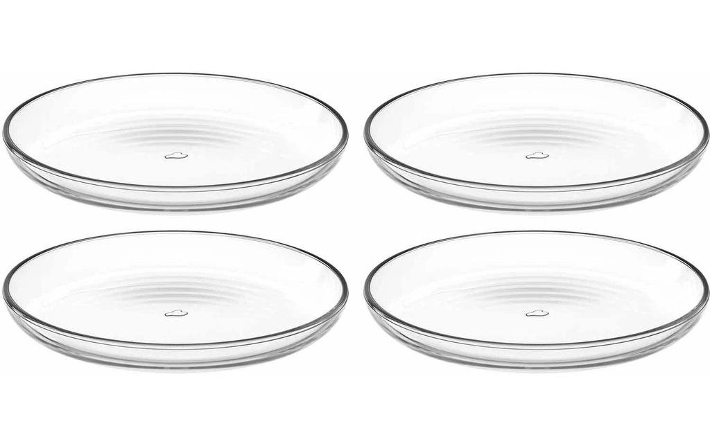 LEONARDO Assiette Cucina 18 cm, 1 Pièce/s,Transparent