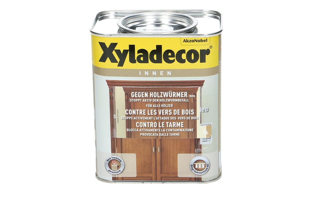 Xyladecor Vernis de protection contre les vers du bois Incolore, 750 ml