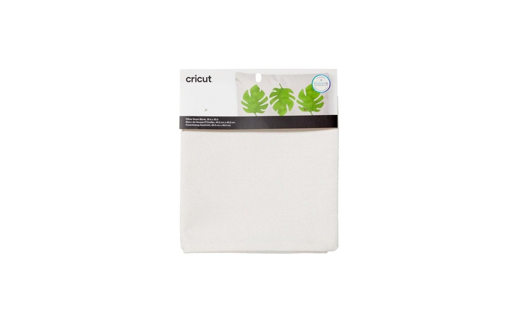 Cricut Housse de coussin Infusible Ink Housse de coussin d'encre 45 x 45 cm, Crème