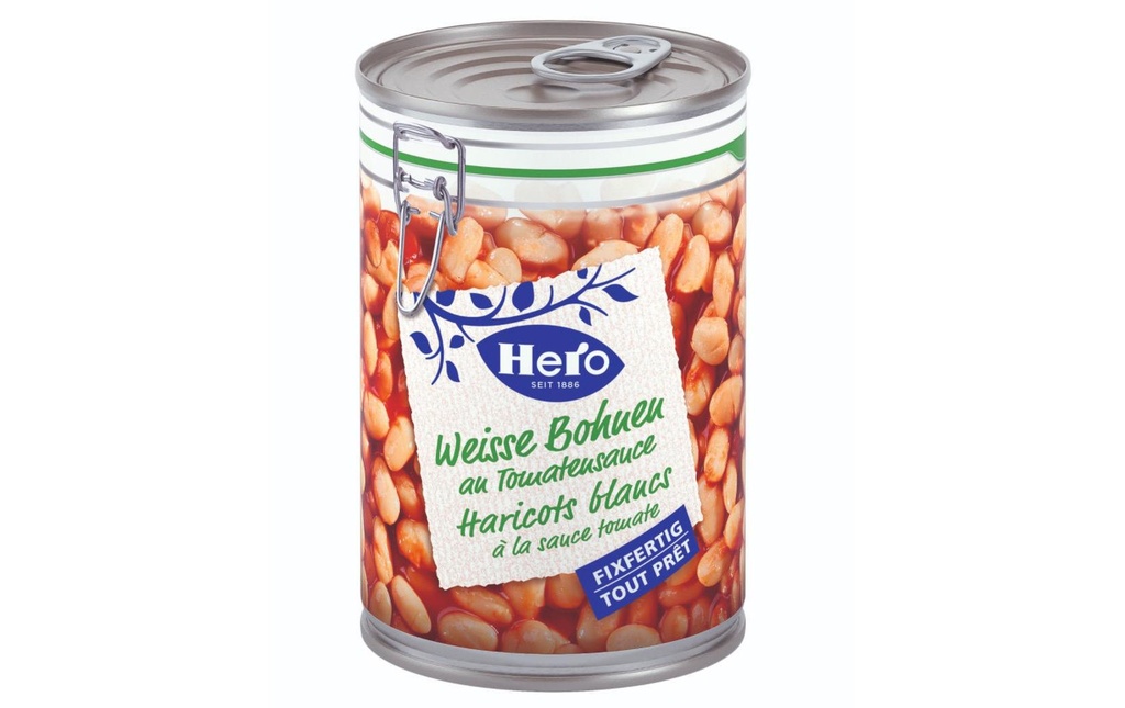 Hero Boîte Haricots blancs 440 g