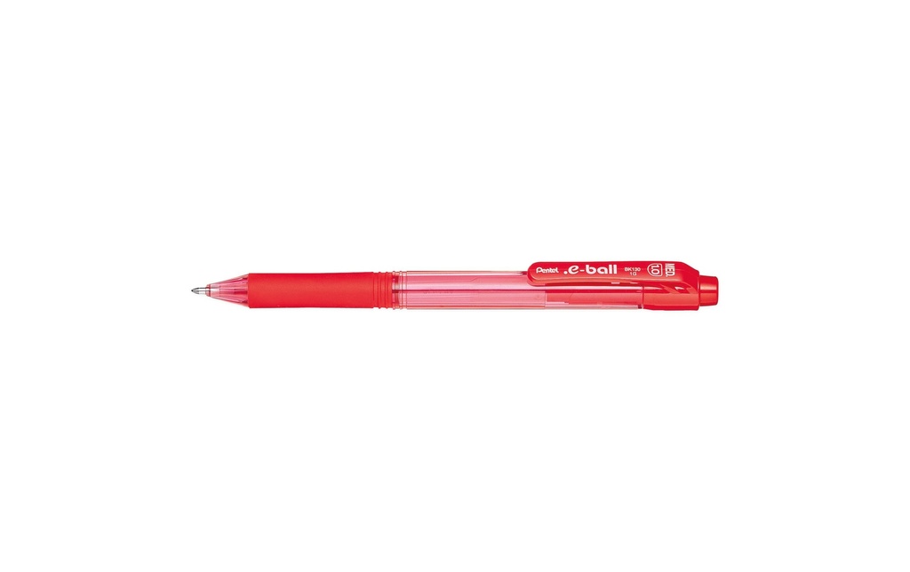 PENTEL Stylo-bille e-ball 1.0 rouge