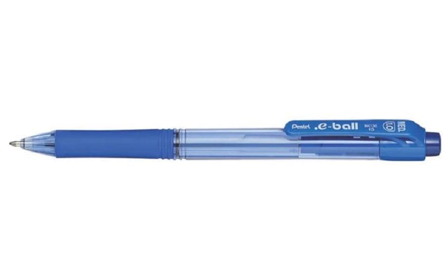 PENTEL Stylo-bille e-ball 1.0 bleu