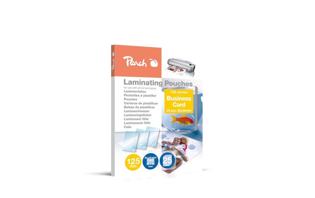 Peach Film laminé cartes de visite professionnelles