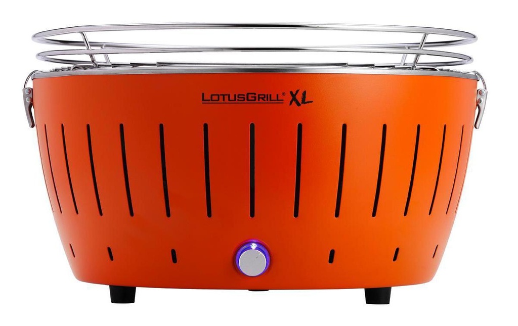 LotusGrill Barbecue de table XL, Orange mandarine, Ø 40.5 cm