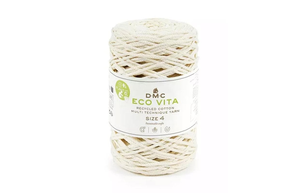 DMC Laine Nova Vita Cordon Macrame 2 mm 250 g Nature