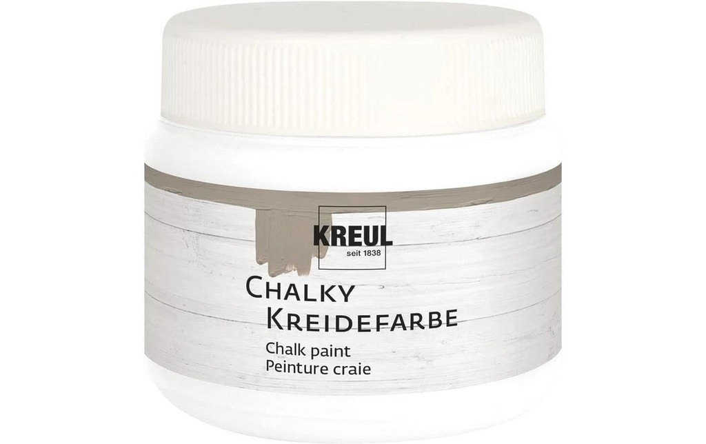 Kreul Peinture à la craie Chalky Blanc de neige, 150 ml