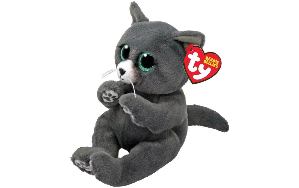 Ty Peluche Beanie Bellies Binx 17 cm, Gris