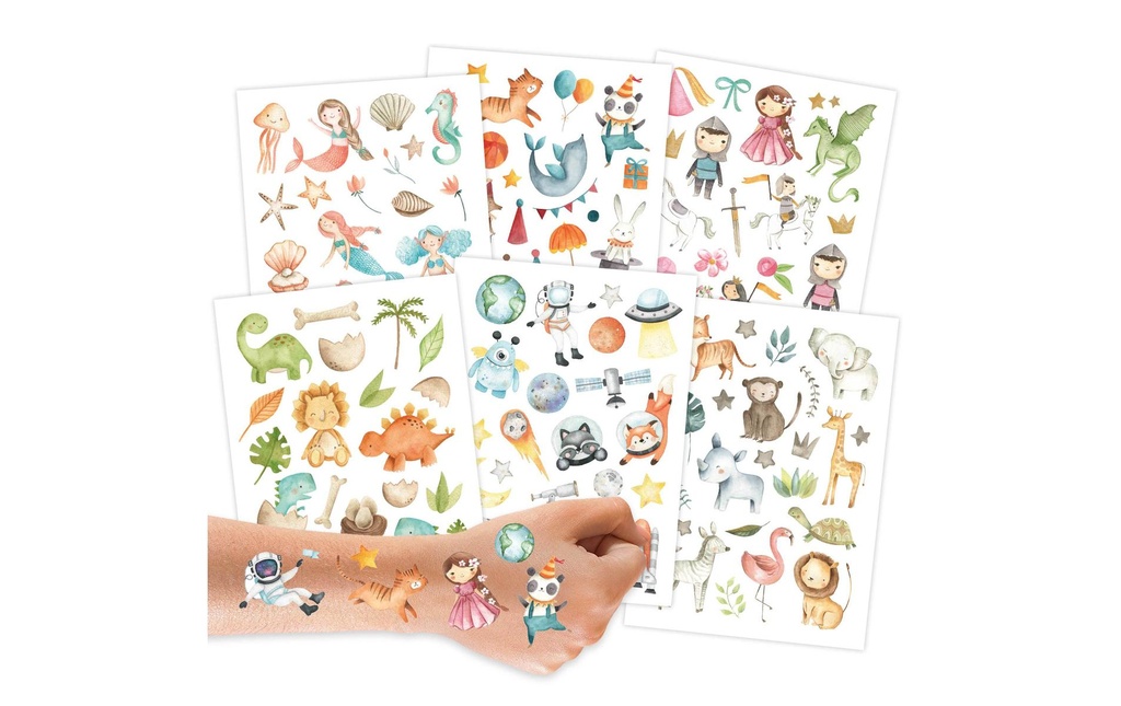 Papierdrachen Kits de tatouage Mélange de couleurs