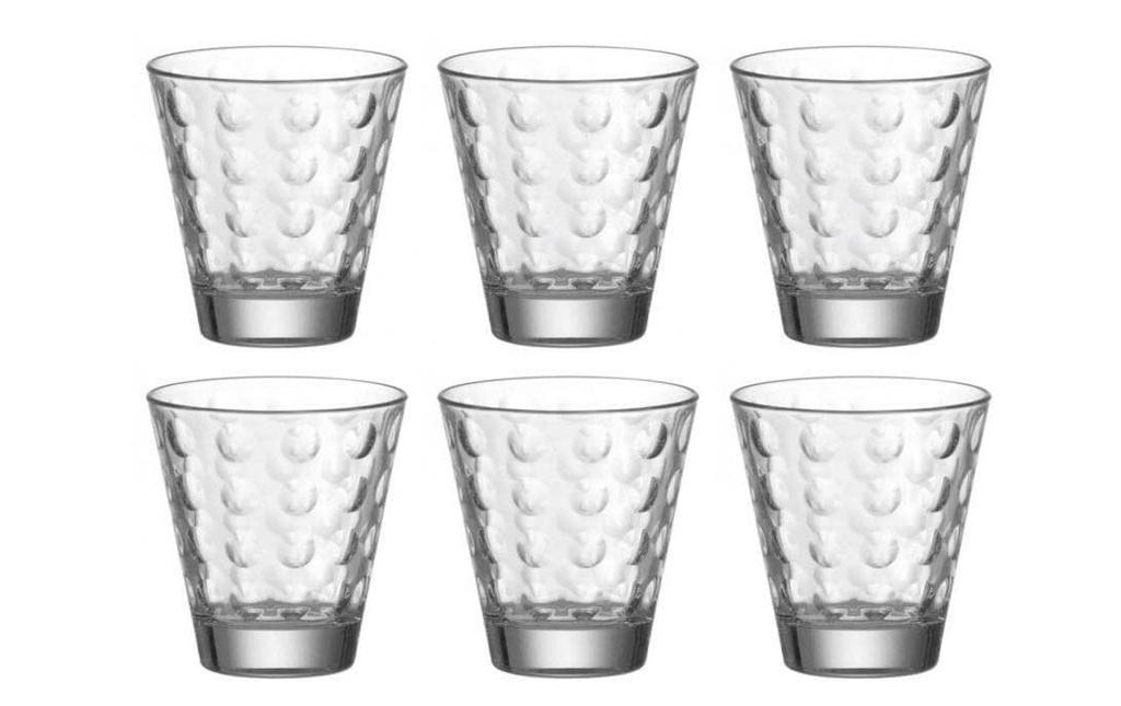 LEONARDO Verre Optic 215 ml, 6 Pièce/s, Transparent