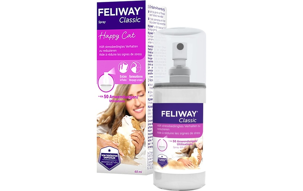 Feliway Bien-être Classic Spray, 60 ml
