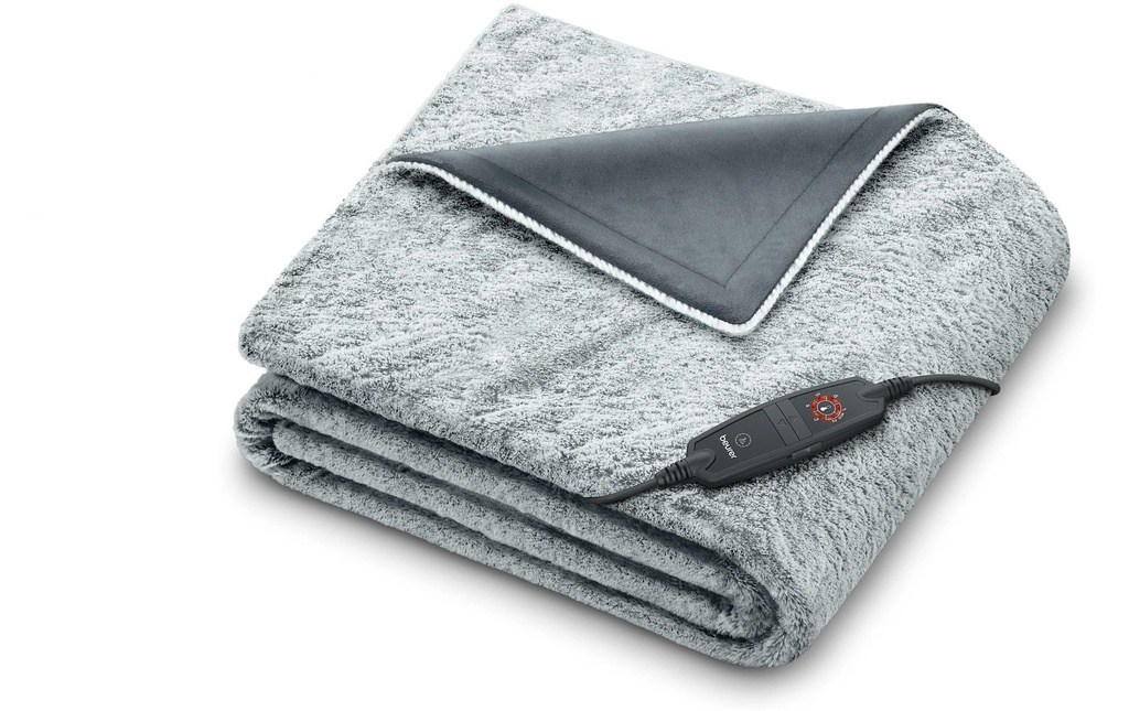 Beurer Couverture chauffante HD 75 Green Planet Nordic Grey