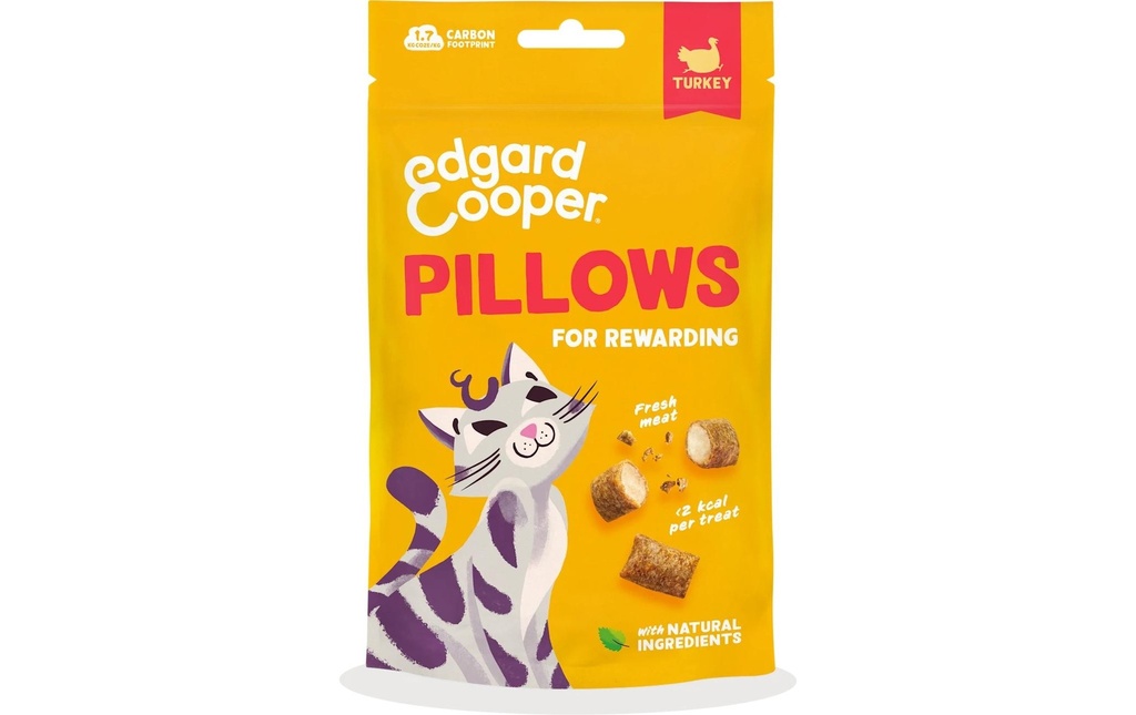 Edgard & Cooper Collation pour chat Oreillers Dinde 60 g