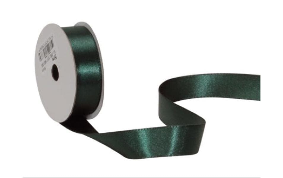 Spyk Ruban de satin 16 mm x 5 m, Vert foncé