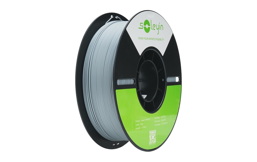 Creality Filament Soleyin Ultra-PLA Gris 1.75 mm 1 kg