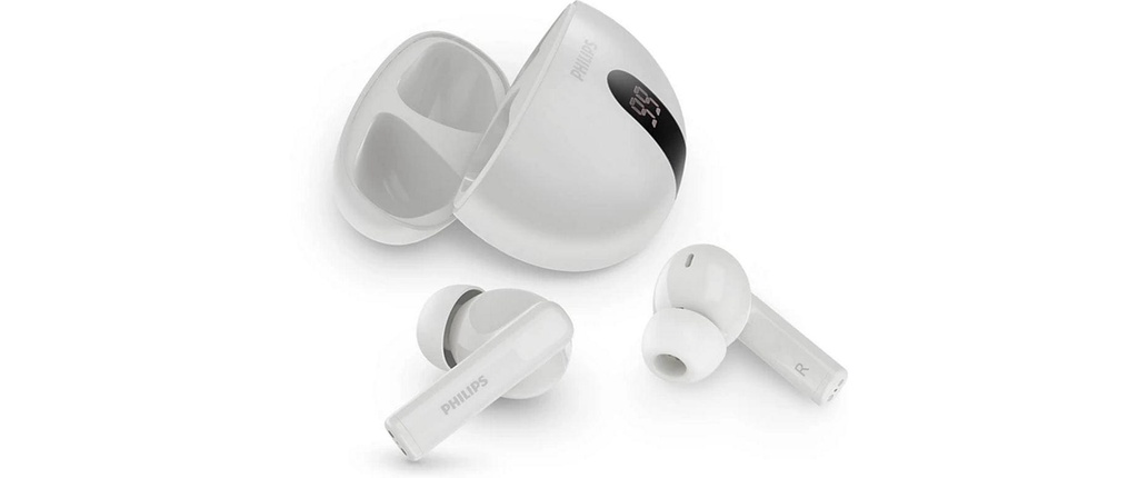 Philips Écouteurs True Wireless In-Ear TAT2520WT/00 Blanc
